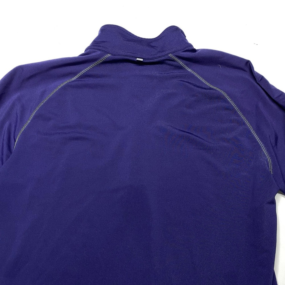 Nike Running Womens Sz L Purple Neon Dri-Fit 1/4 Zip Pullover Top‎ - Picture 7 of 11